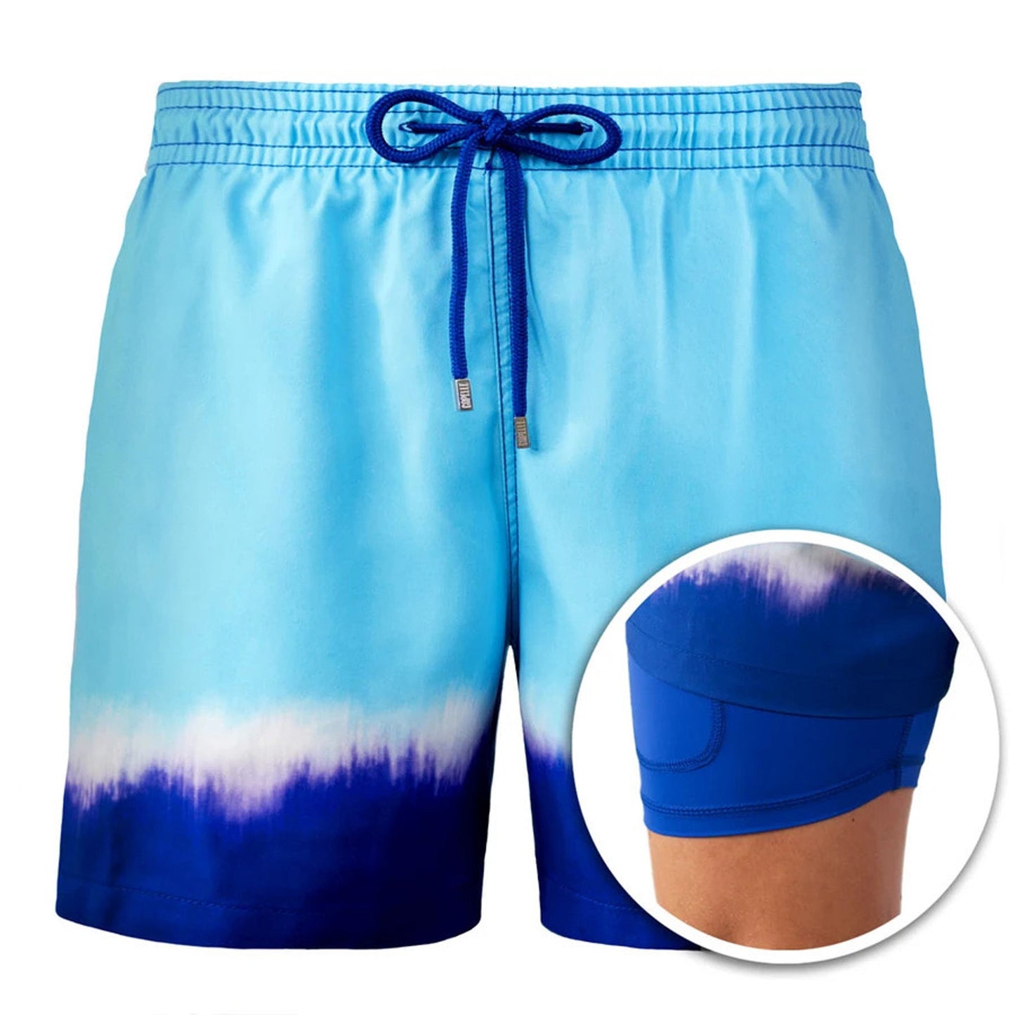Double Layer Sport Polyester Shorts