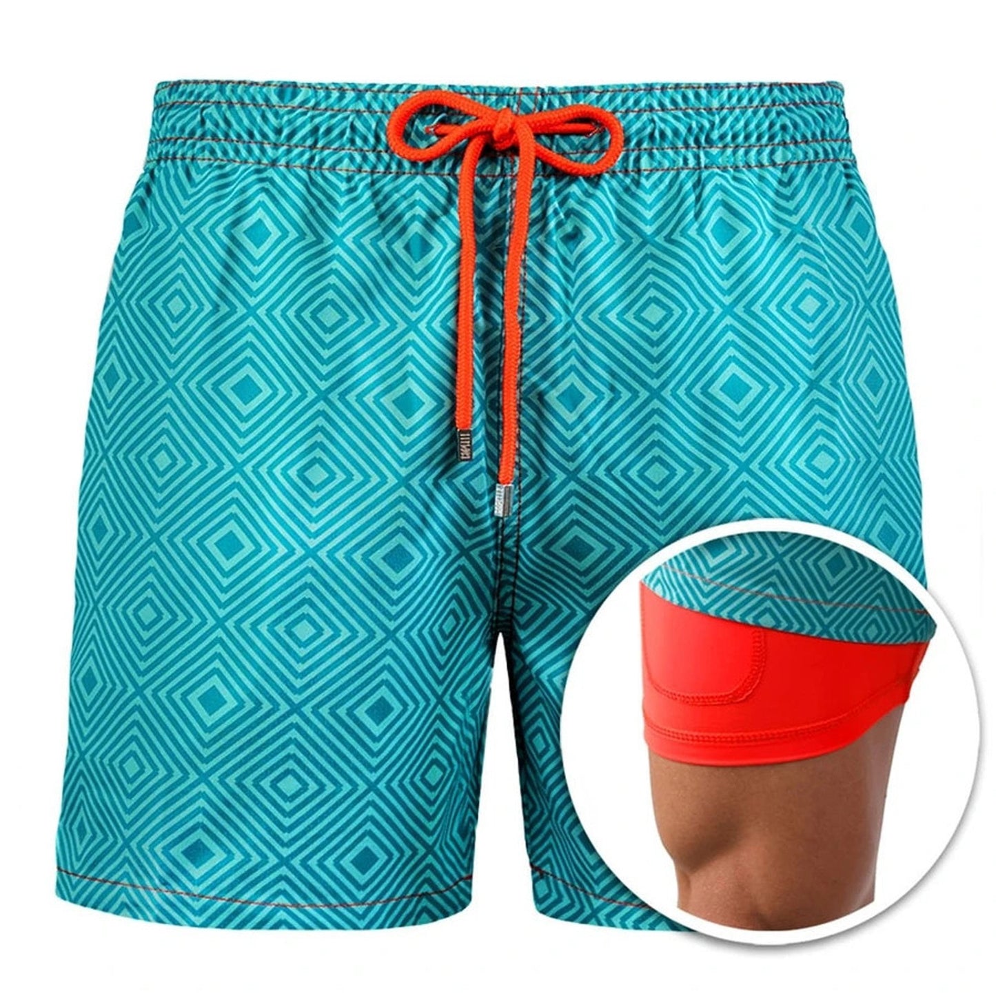 Double Layer Sport Polyester Shorts