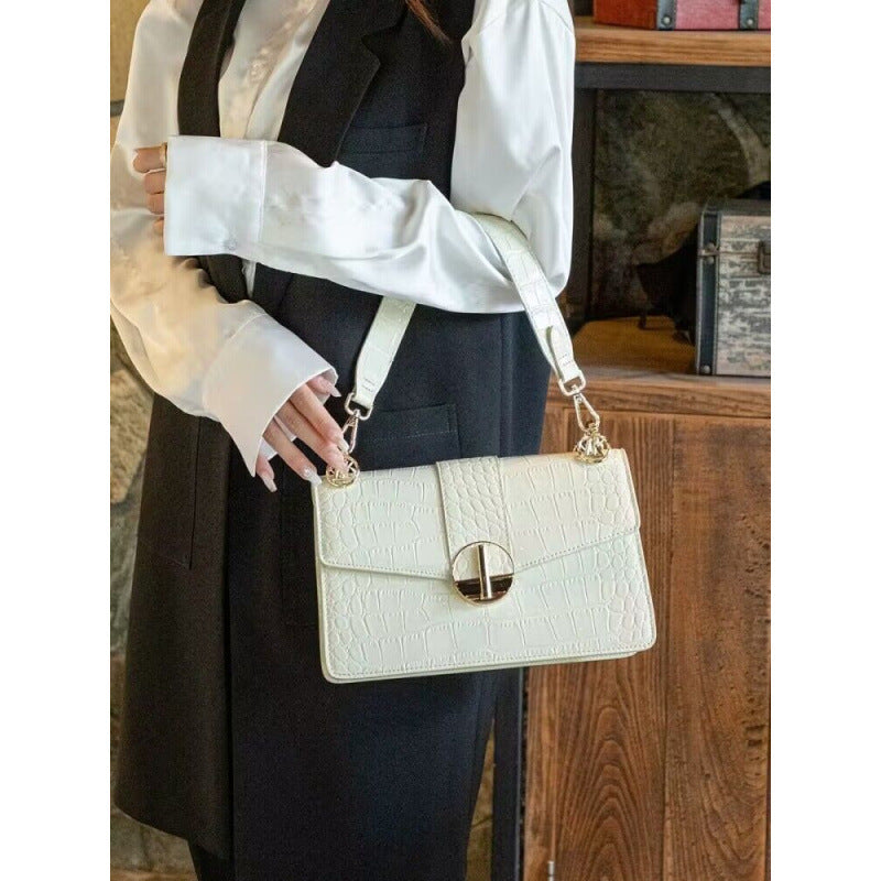 Wide Strap Crossbody Flap Bags