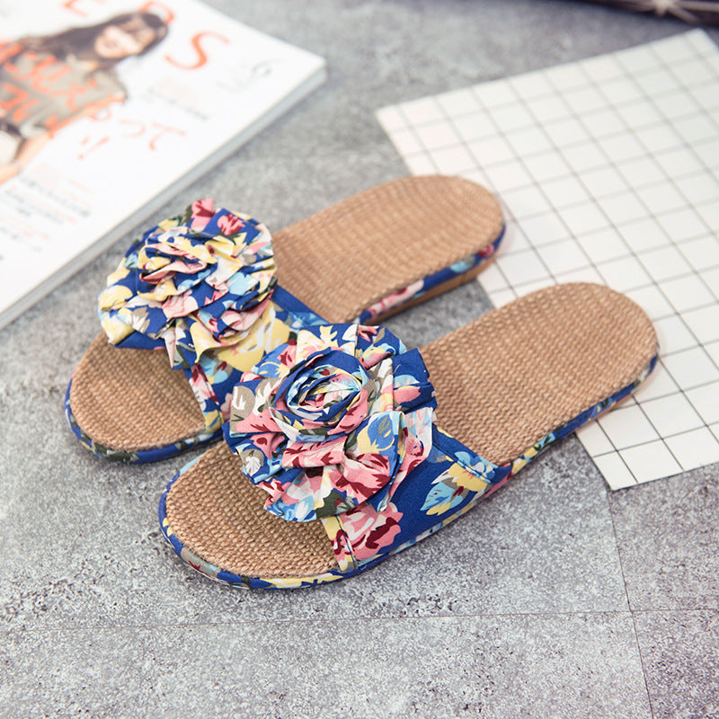 Floral Slippers