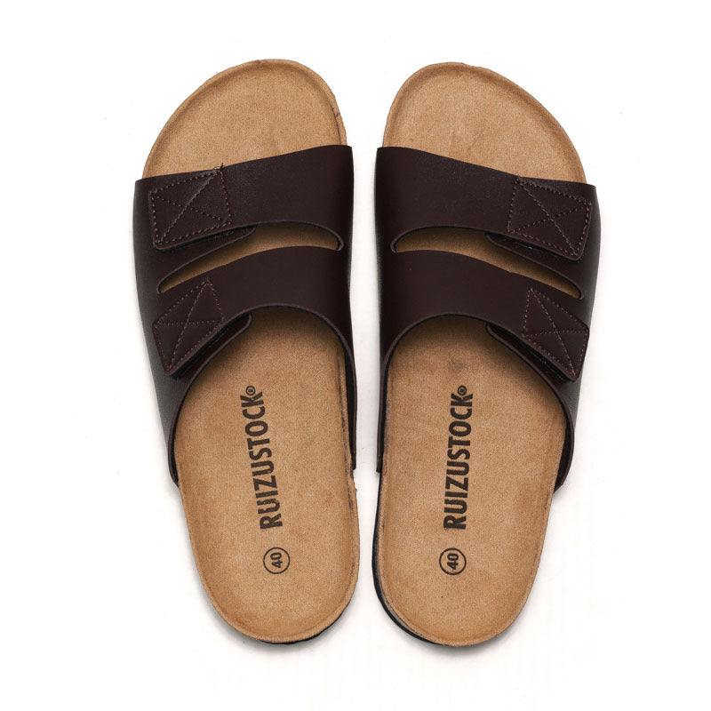 Velcro Cork Slippers