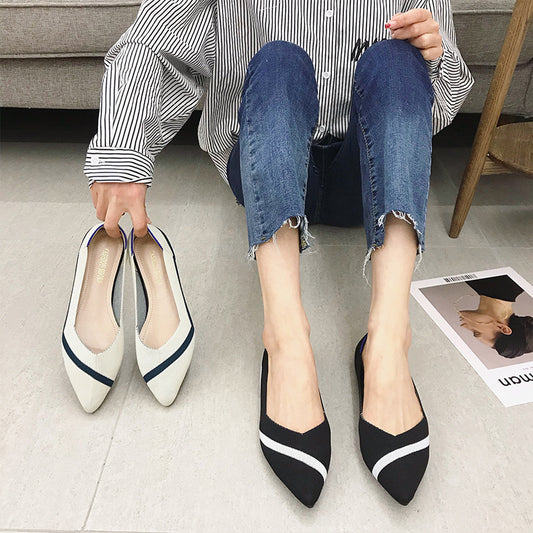 Fashion Shoes Woven Ballet Flats