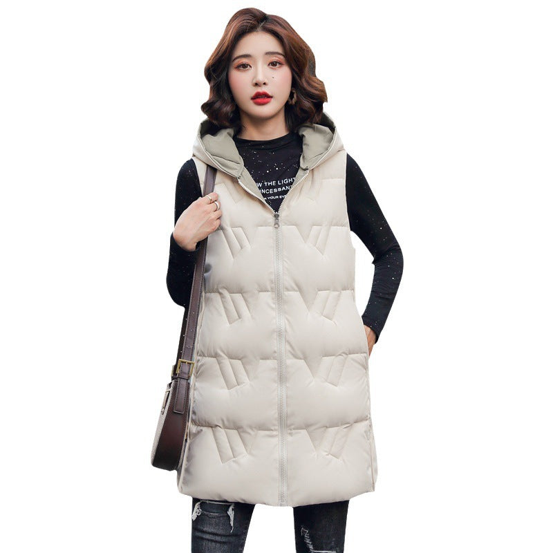 Women's Double-Sided Hooded Bodywarmer Jackets