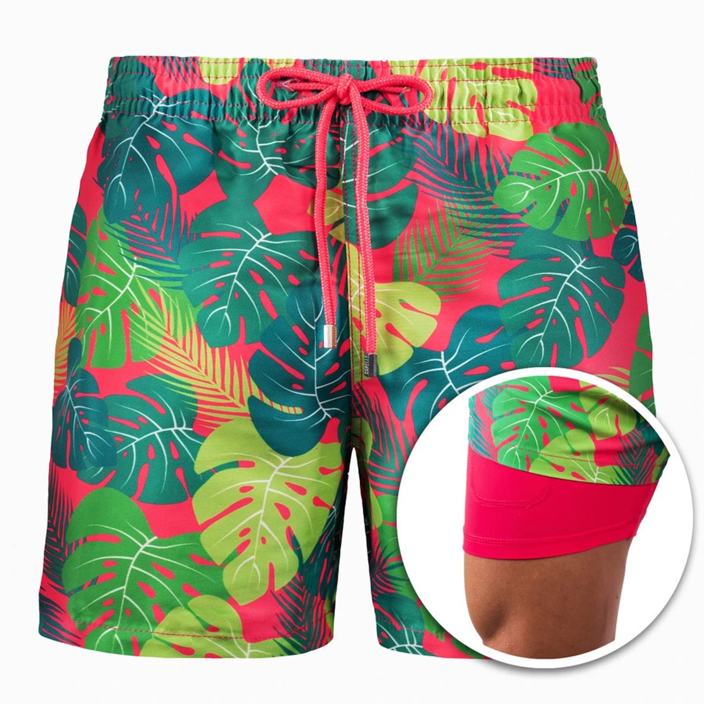 Double Layer Sport Polyester Shorts