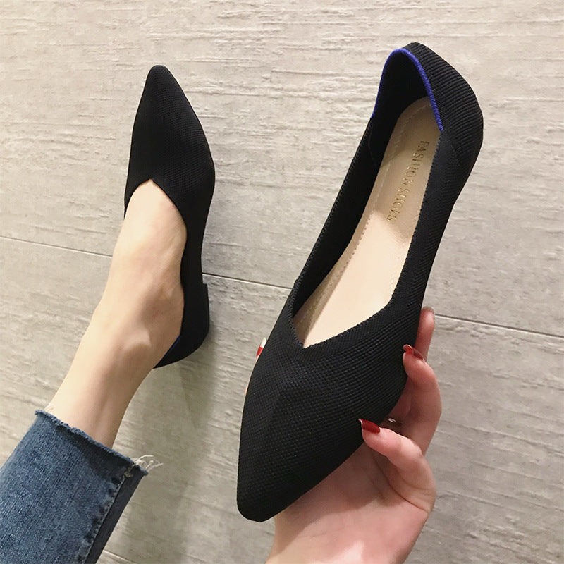 Fashion Shoes Woven Ballet Flats