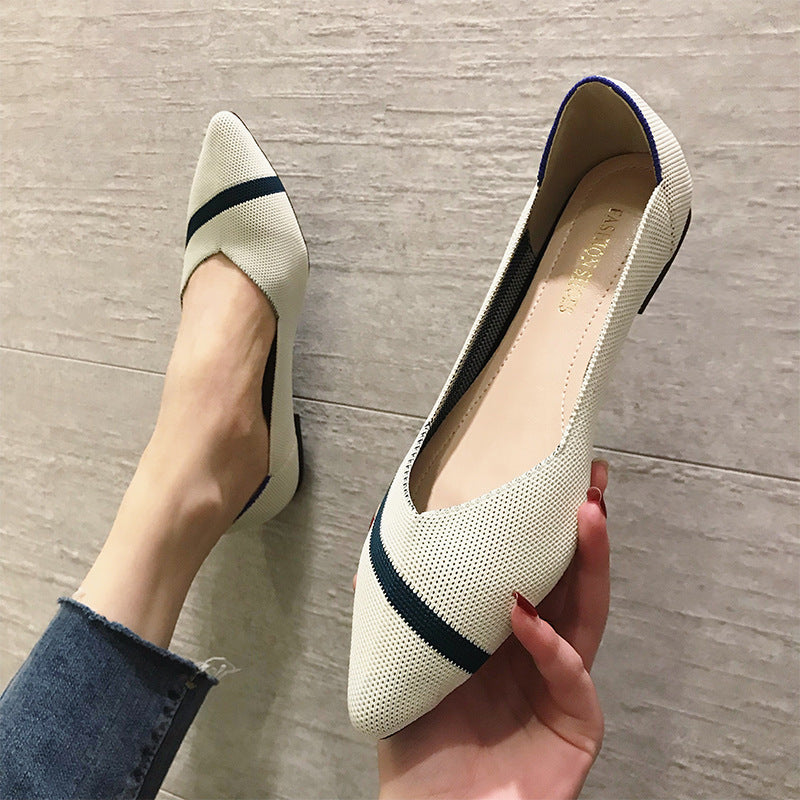 Fashion Shoes Woven Ballet Flats