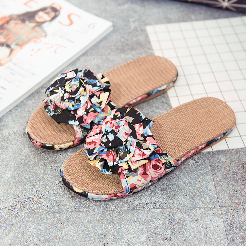 Floral Slippers