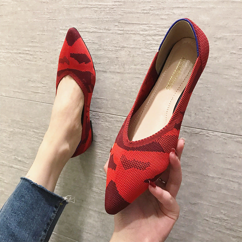 Fashion Shoes Woven Ballet Flats
