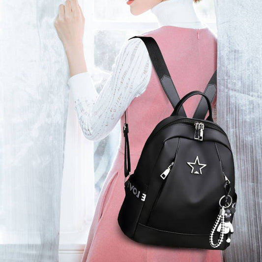 PU Leather Waterproof Anti Theft Backpacks