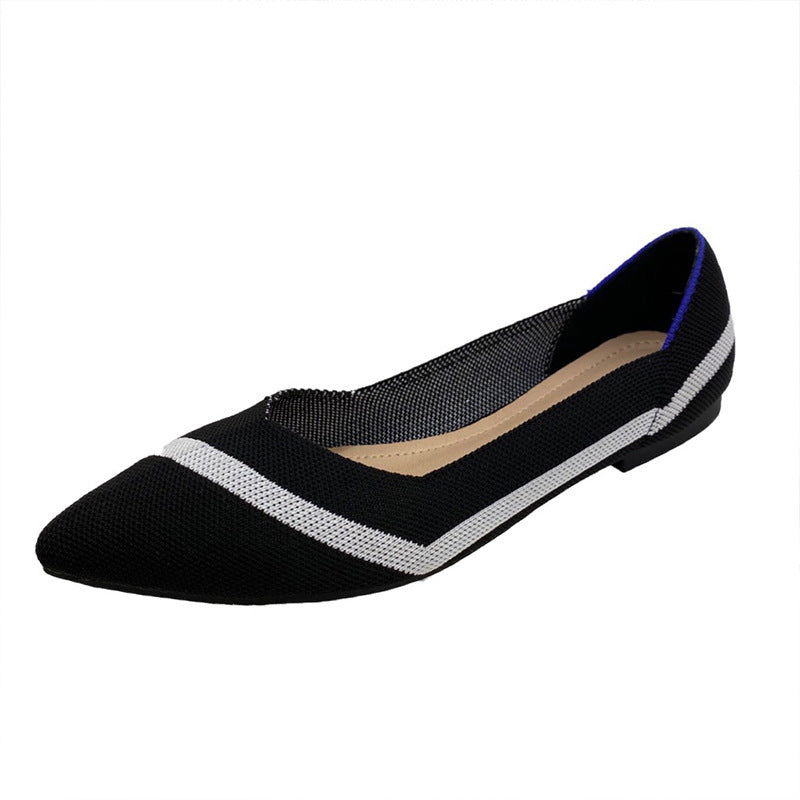 Fashion Shoes Woven Ballet Flats