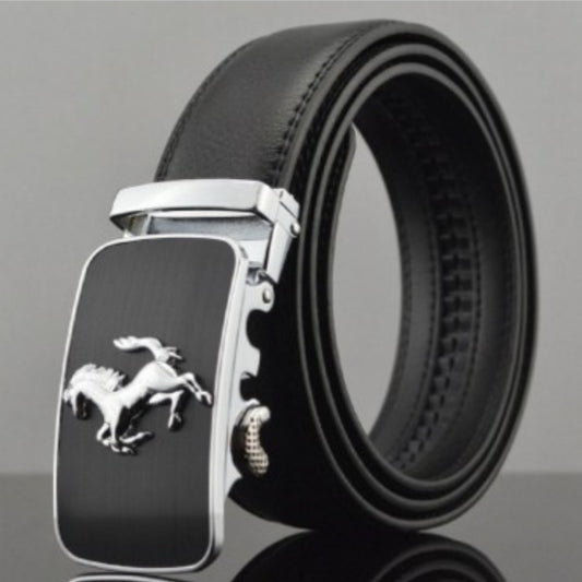 Automatic Buckle Leather Belts