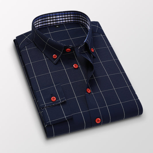 Fall Casual Slim Fit Long Sleeve Shirts