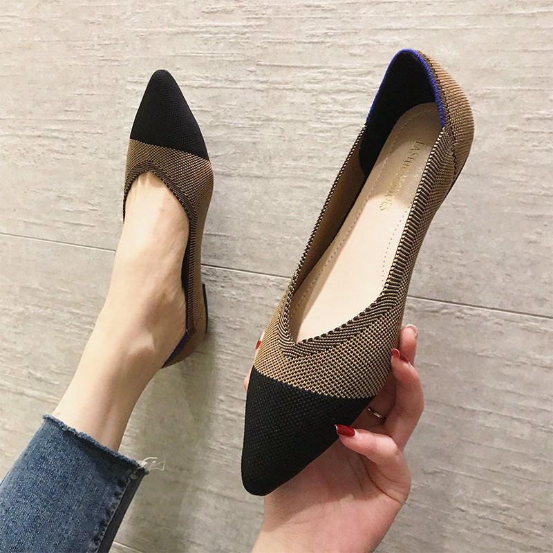 Fashion Shoes Woven Ballet Flats