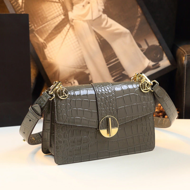 Wide Strap Crossbody Flap Bags