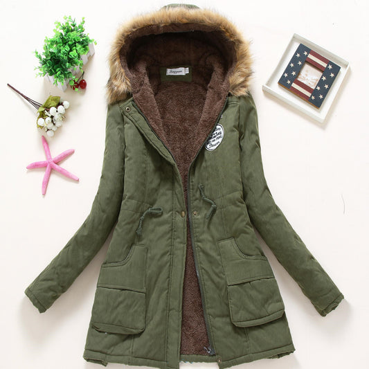 Fengyuan Fur Hooded Coats