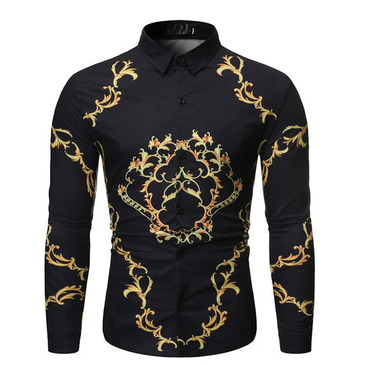 Slim Fit Casual Long Sleeve Shirts